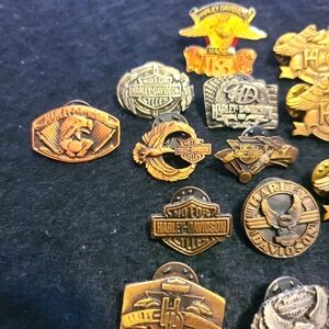 Harley-davidson metal pin lot
